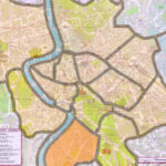 Mappa di Roma con Testaccio