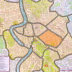 Karte von Monti-Viertel von Rom