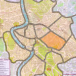 Mappa di Roma quartiere Monti