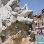 Fontaine des quatre fleuves à Rome