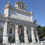 photo de la fontaine de l'aqua Paola à Rome