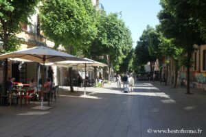 Pigneto district in Rome, pedestrian zone