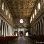 Intérieur et nef de la basilqiue Sainte-Marie Majeure à Rome