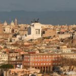 Panorama sur rome depuis le janicule
