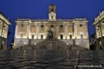 Place du Capitole à Rome en soirée