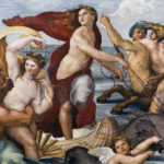 Photo d'une fresque de Raphael à la Villa Farnesina