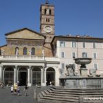 Photo de la place Sainte-Marie du Trastevere à Rome