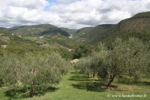 photo des collines de la Sabine; Latium