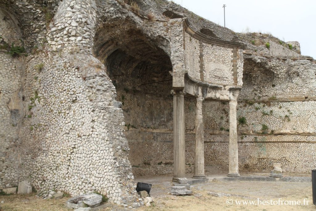 Photo du sanctuaire de la déesse Fortuna à Palestrina