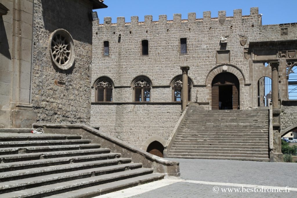 Photo of the Palace of the Popes in Viterbo