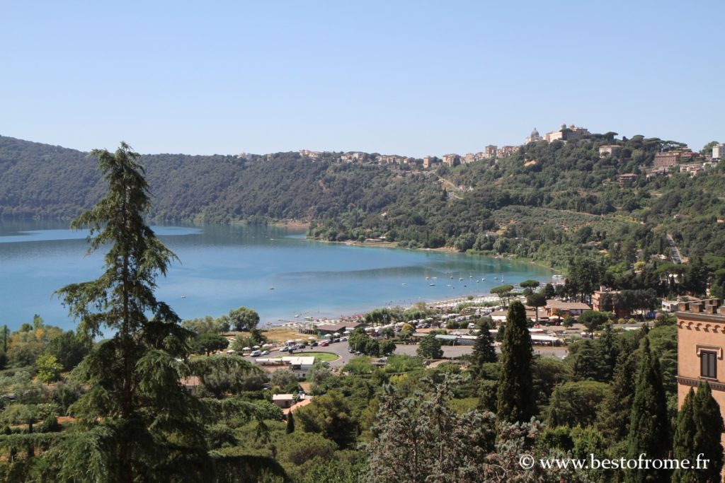Lago di Albano visto dall'alto