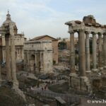 Vue sur le forum romain de Rome