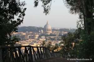 Monte Mario in Rome: panorama
