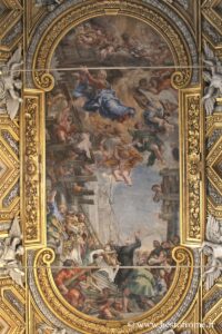 Fresken des Gewölbes der Chiesa Nuova, da Cortona, Rom