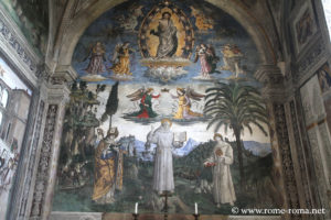 Foto della Cappella Bufalini con gli affreschi di Pinturicchio, Santa Maria in Aracoeli