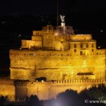 Le Château Saint-Ange vu de nuit