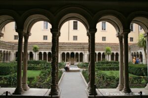 Cloister of Saint Paul outside the walls in Rome