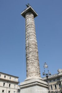 The Column of Marcus Aurelius in Rome