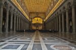 Nave of Saint Paul outside the walls in Rome