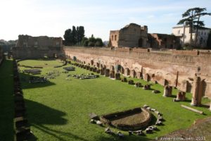Photo of the Palatine hill in Rome