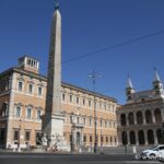 La Place San Giovanni in Laterano avec l’obélisque égyptien