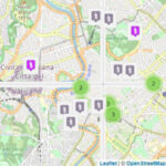 Carte touristique de Rome avec les musées