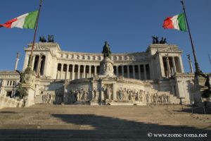 Façade du Vittoriano à Rome