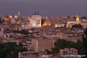 Foto dal panorama dal Gianicolo da Roma