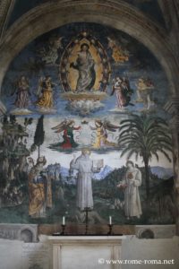 Fresques du Pinturicchio dans l'église Santa Maria in Aracoeli à Rome