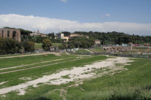 Vue du Cirque Maxime à Rome